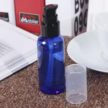 50ml Blau Spray Flasche Ätherisches Öl Flüssigkeit Sprayer Reise Leeren Parfüm Dispenser Feinen Nebel Zerstäuber Kosmetische Container