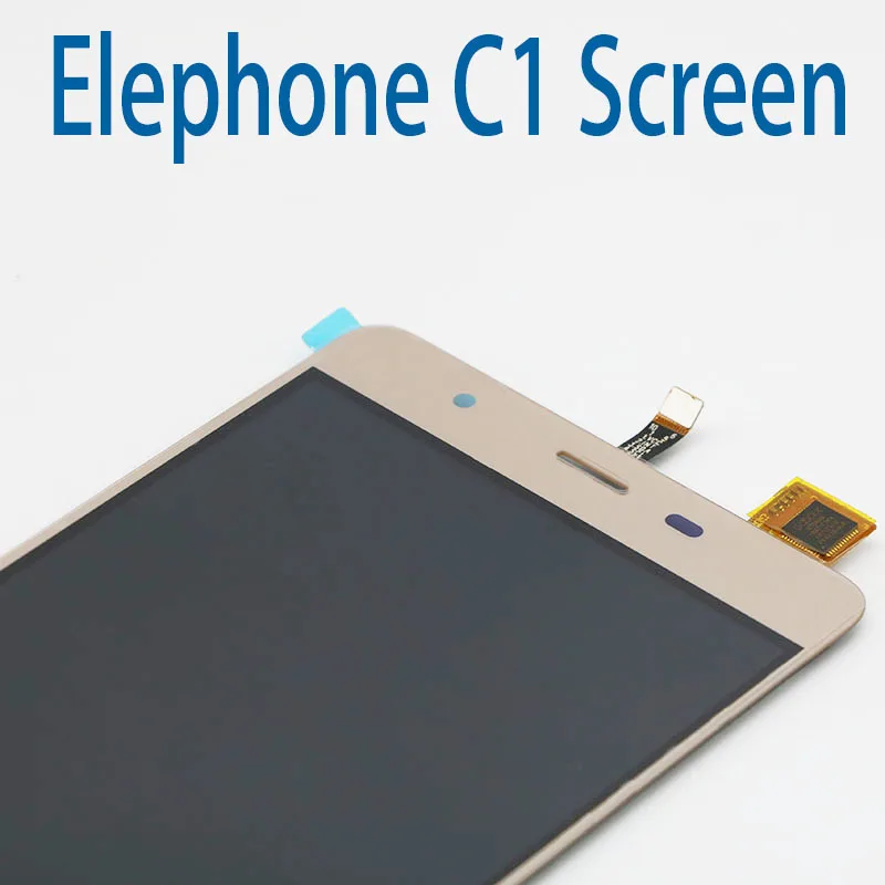 

AiBaoQi New Original 100% warranty 5.5 inch Touch Screen + 1280X720 LCD Display Assembly Replacement For Elephone C1