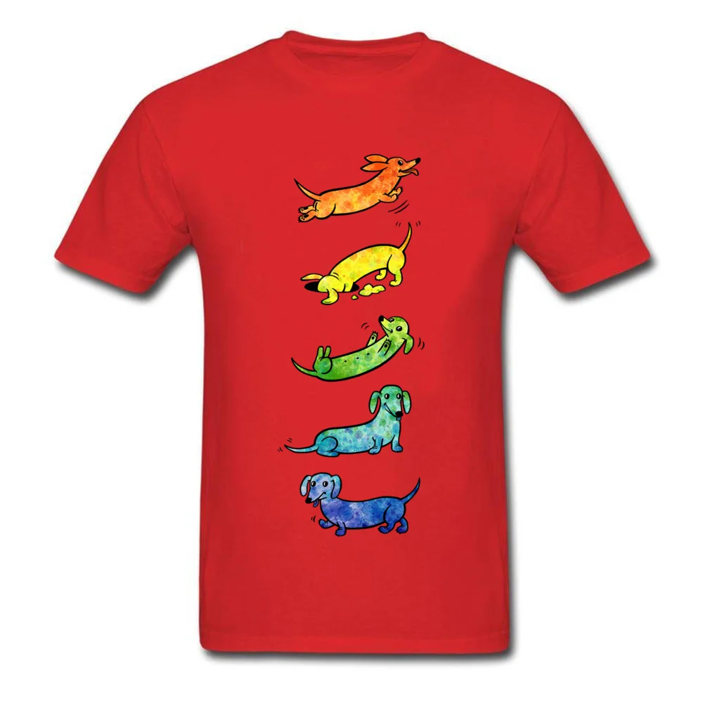 Watercolor Dachshunds_red
