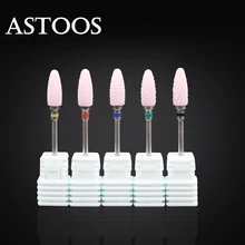 Керамическое сверло для ногтей, сверла для маникюра, керамические фрезы для маникюра, керамические фрезы для педикюра