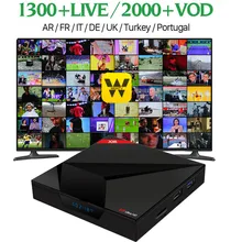 X88 Voice Control IPTV Receiver Android France Arabic IPTV Box Rk3228 Quad-Core WIFI Smart TV box QHDTV Arabic France IPTV box