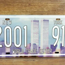 15x30 см металлические жестяные вывески о Всемирном торговом центре 2001 911 настенные художественные ремесленные железные Ретро металлическая картина таблички Фреска
