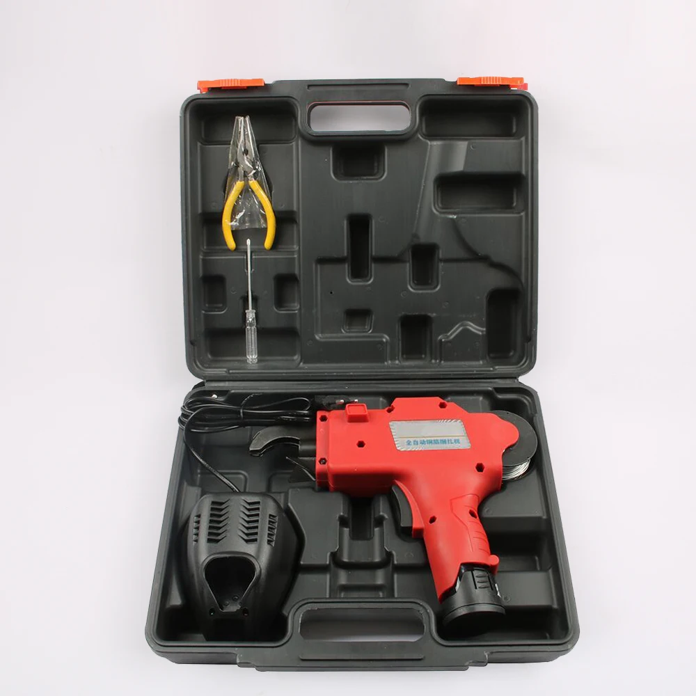 Automatic steel binding machine Rechargeable lithium battery steel bar binding machine Automatic Rebar Tying Machine Rebar tier Automatic steel binding machine Rechargeable lithium battery steel bar binding machine Automatic Rebar Tying Machine Rebar tier