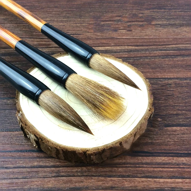 Hot Sale Weasel Woolen Hair Writing Pen Brush Calligraphy Pen Painting