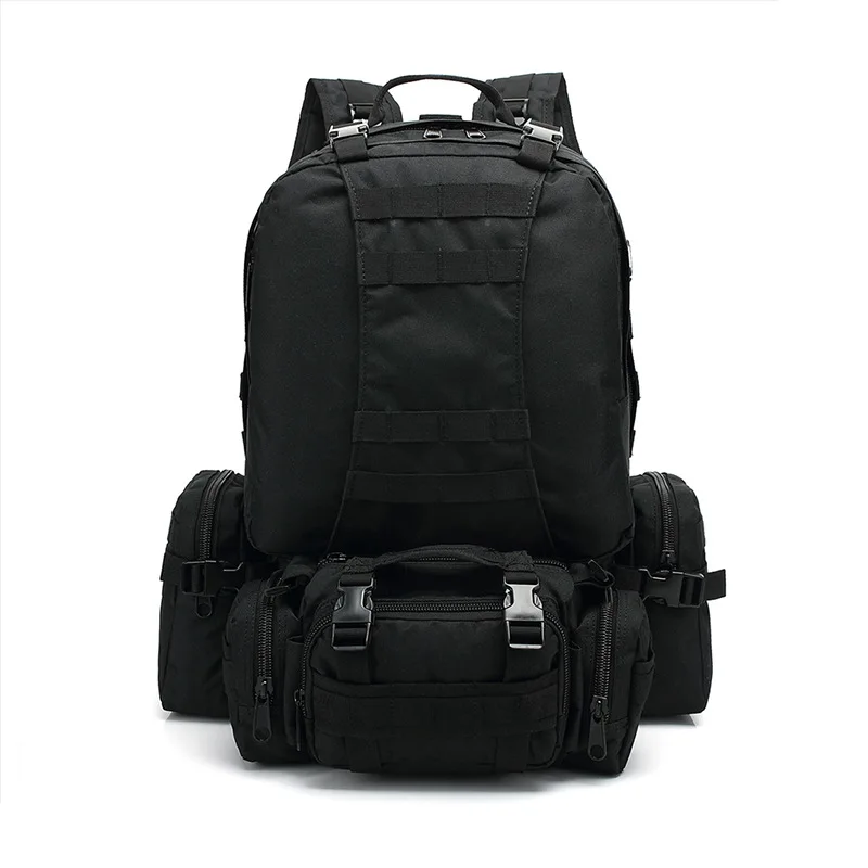 

55L Multifunctional Military Tactical Backpack Climbing Rucksack Cycling Backpack Outdoor Bags Travel Sports Bag