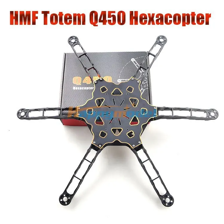 

2015 New FPV Across frame HMF Totem Q450 Multirotor Hexacopter frame 450 lightweight high strength better than F450