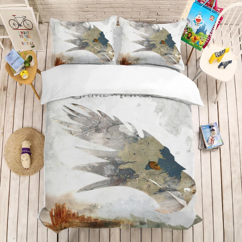 

Game of Thrones 3D bedding set Duvet Covers Pillowcases A Song of Ice and Fire comforter bedding sets bedclothes bed linen