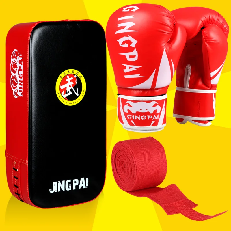 3 color adult men muay thai fighting boxing gloves foot target MMA pads