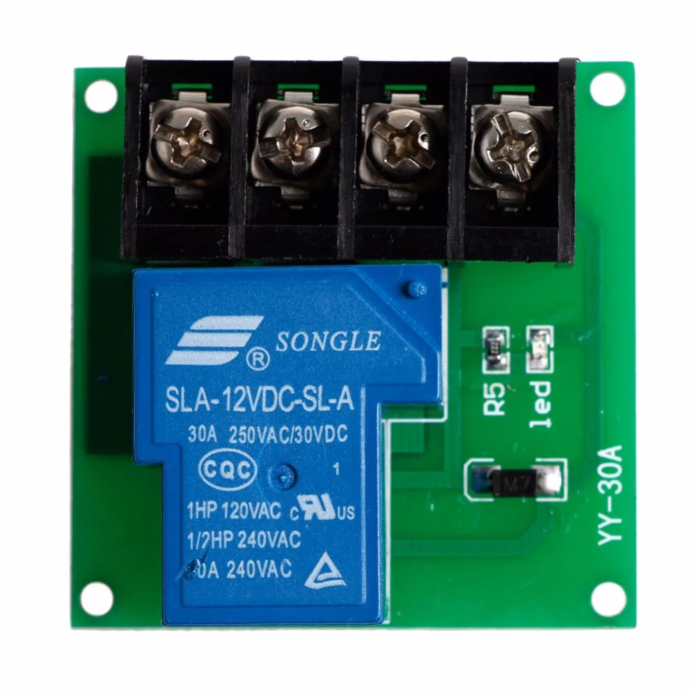 

1 Channel Power Relay Control Board Module 30A Single Switch 12 V