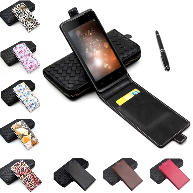 BOGVED Original Advanced Top Flip Colorful Leather Case For Micromax
