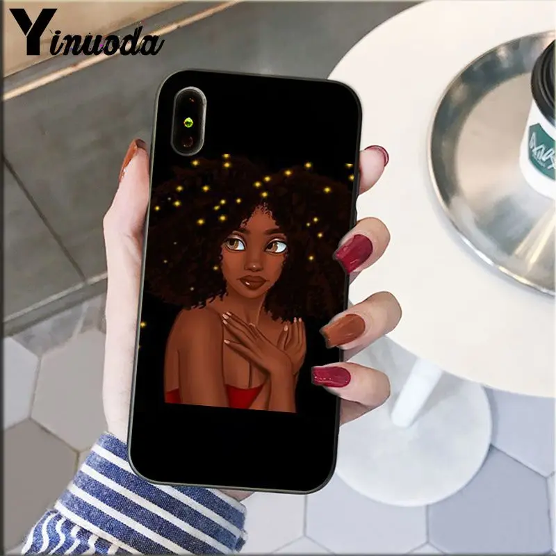Colorful art african girl Printing