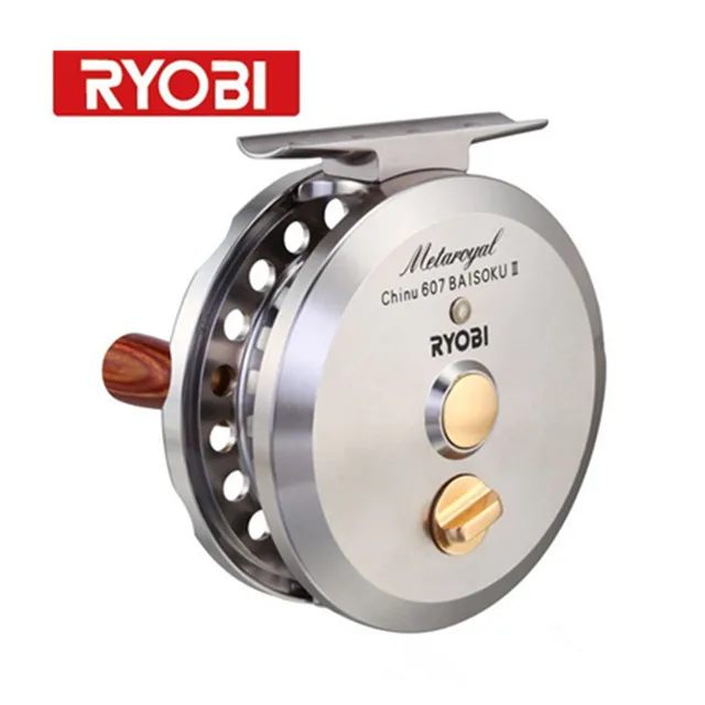 Cheap Promotion RYOBI High Quality Raft Fishing Reel 2.3:1 Metaroyal Chinu For Carp Fishing Ice Fishing Wheel Pesca
