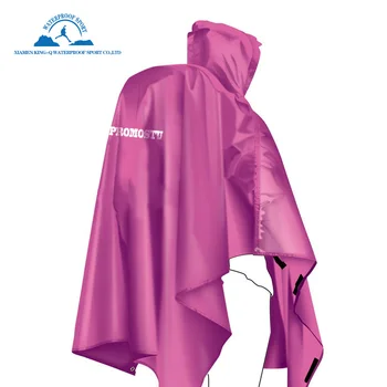

Rain Poncho Sotical Veamor 3 in 1 Multifunctional Portable Raincoat with Hood Hiking Camping Mat Cycling Rain Cover Poncho New