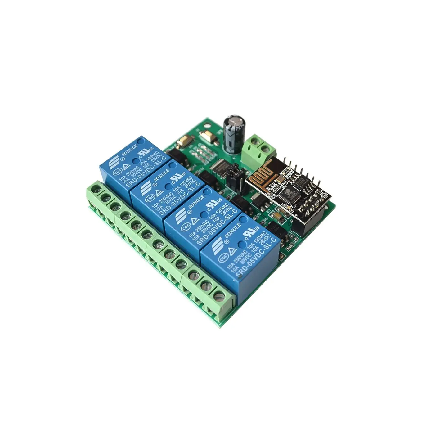 [Простая Кнопка] ESP8266 4CH 5V WiFi релейный модуль Smart Home переключатель дистанционного