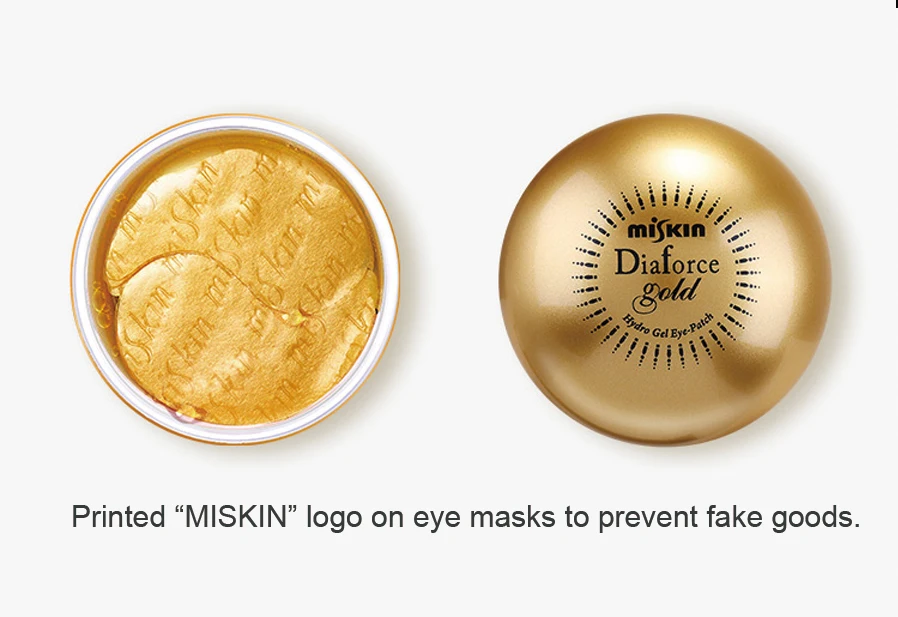 Folhas sob Olho Coreia Miskin Diaforce Ouro Hydrolised Colágeno Gel Olho Remendo 60 Anti Rugas Removedor Círculo Escuro 13 Beleza e saúde