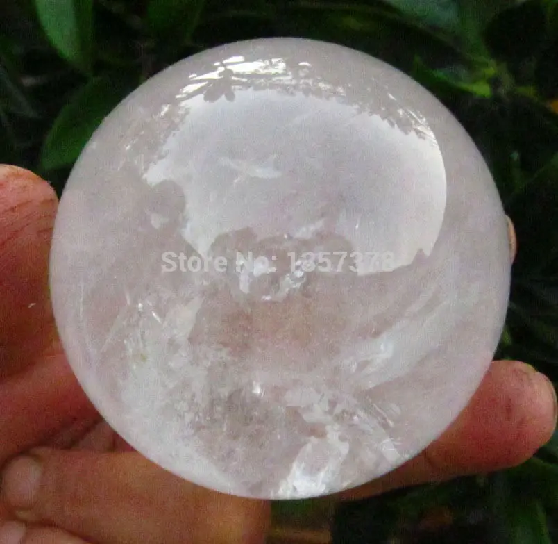 

huij 00284 NATURAL TRANSPARENT QUARTZ CLEAR CRYSTAL sphere Healing