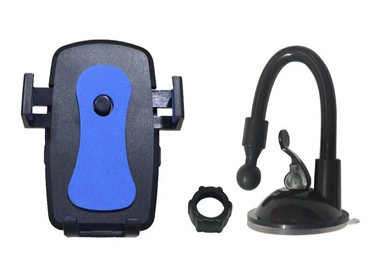 

automobile Universal car phone holder sticker sucker stand 360 degree adjustable mobile phone mount holder plastic Max 5.5inch