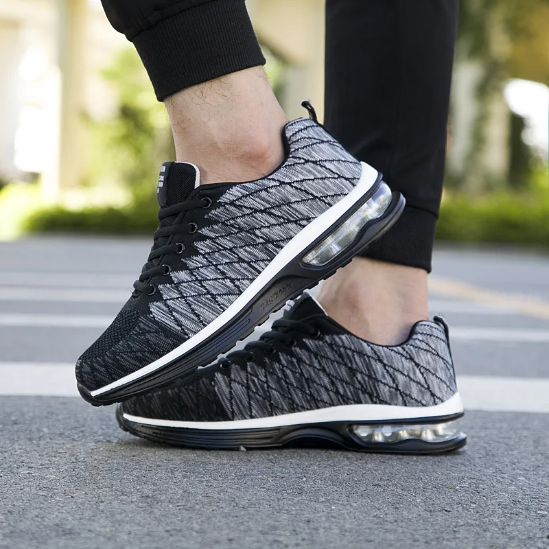 Men Casual Shoes Breathable Male Shoes Tenis Masculino Shoes Outdoor Lace-Up Footwear Lightweight Classic Shoes Sneakers Men