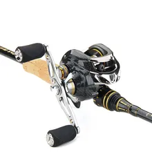 18+ 1BB Baitcasting Рыболовная катушка 6,3: 1 углерода Наживка литья Катушка центробежный тормоз Системы перетащите 8 кг