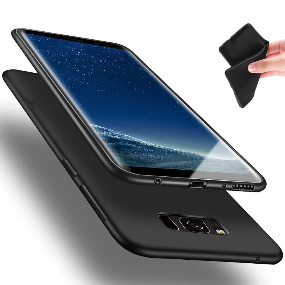 10 шт. Ультратонкий матовый чехол для телефона Samsung Galaxy S8 S6 S7 Edge S9 Plus Note 9 8 Полностью