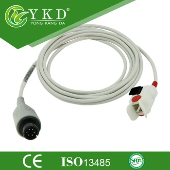 

Free Shipping for 6pin plug Bionet Bm3 Pediatric Finger Clip Oximax Spo2 Sensor