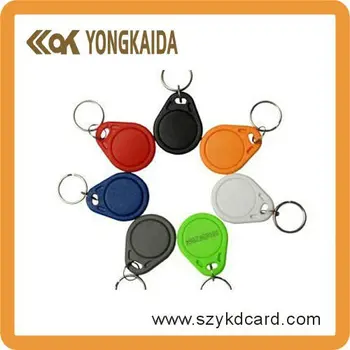 

Yongkaida Good Quality 4000pcs ABS Smart IC rfid tag TK4100 125KHz Key Fobs in different colors