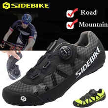 SIDEBIKE/Обувь для велоспорта и велосипеда; мужские кроссовки; дышащая обувь для спорта на открытом воздухе; профессиональная обувь для шоссейного велосипеда; нескользящая обувь без замка