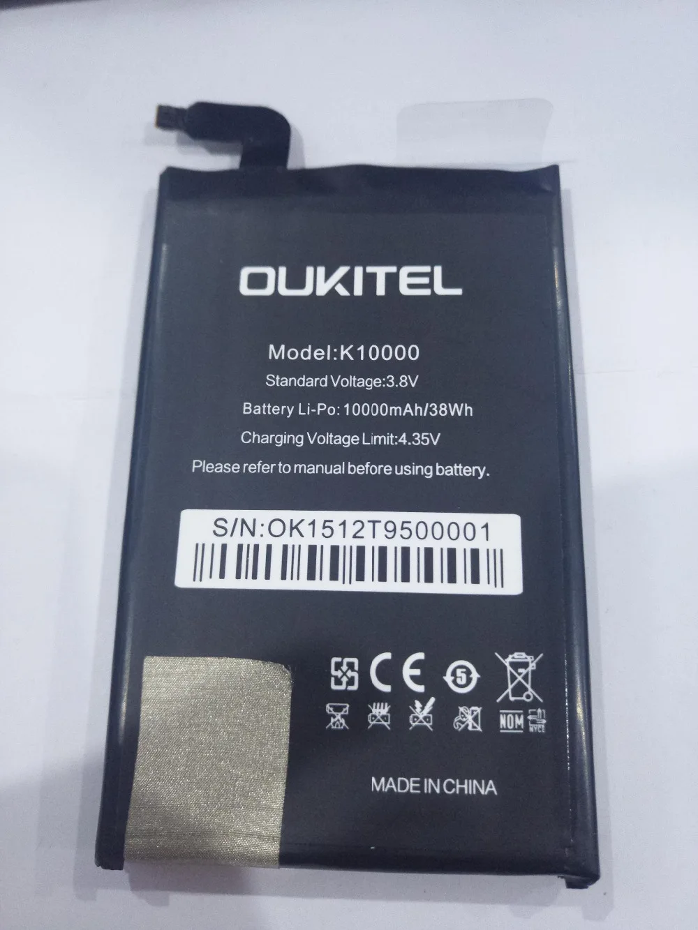 Oukitel k10000 батарея Новинка Высокое качество 10000 мАч батарея запасная батарея для Oukitel k10000