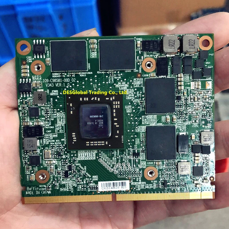 price reduction  WX4130 WX 4130 Vga Video Graphic Card For Laptop DELL M7510 M7520 100% Working Fully Tested