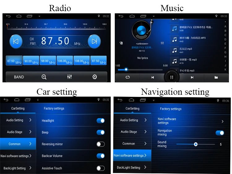 Excellent 10.1" android 8.1 car radio gps for Ford Focus 2008-2012  with Quad core CPU 1024x600 HD capacitive touch screen 2G RAM 32G ROM 13