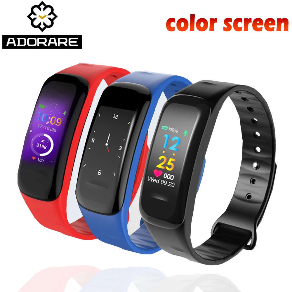 

ADORARE Smart Watch Sports Heart Rate Monitor Digital Bracelet message reminder Sleep tracker Intelligent reljo relogio masculin