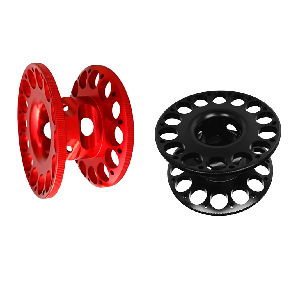 

Perfeclan 2pcs Diving Finger Spool Aluminum Alloy Dive Snorkeling Line Guide Dive Rope Line Guard Accessory
