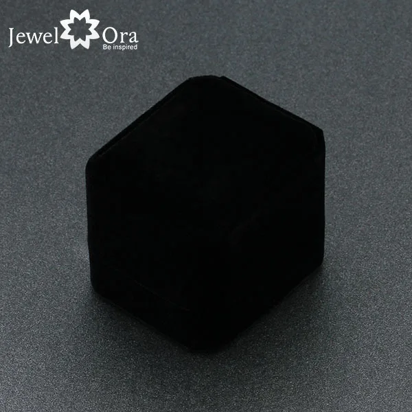 

5cm x 5cm x 6cm Velvet Box For Ring Black Jewelry Gift Boxes Packaging (JewelOra AS100133)