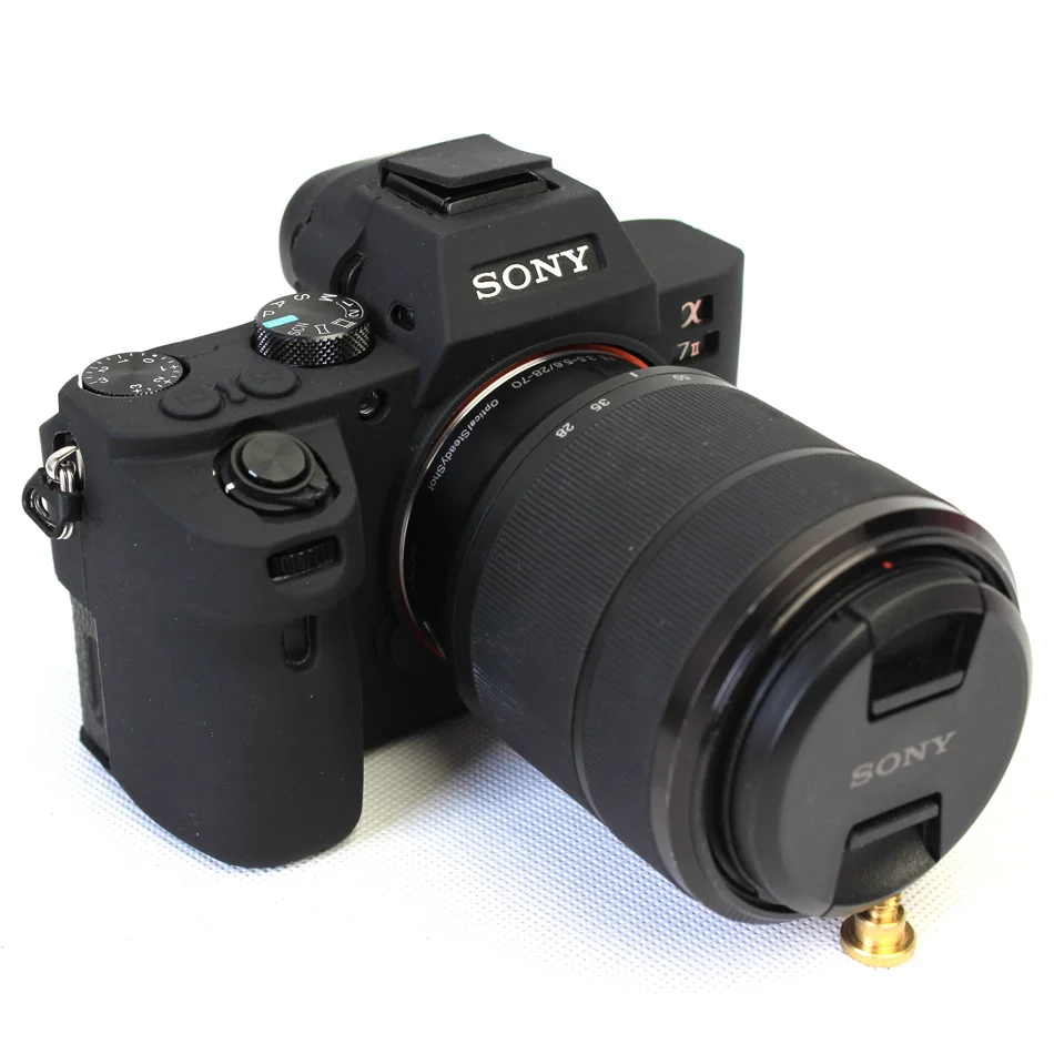 Мягкий силиконовый резиновый защитный корпус для камеры чехол SONY A7II A7M2 Alpha A7 ii