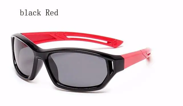 Спорт для маленьких детей поляризованных солнцезащитных очков Безопасность детей покрытие очки солнцезащитные UV400 модные очки Оттенки