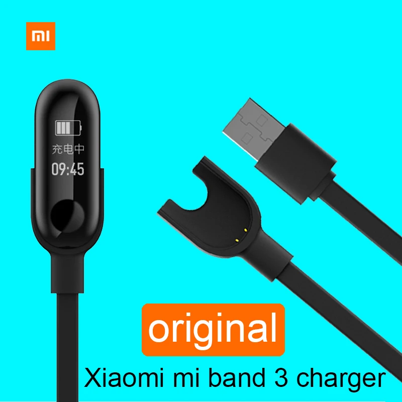 

Original Xiaomi Mi Band 3 Charger Cable Gold-plated charging contacts easy to carry Mini portable For Miband 3 Charging Cable
