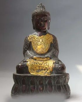 

Tibet Buddhism Classic Bronze Copper Rulai Tathagata Sakyamuni Buddha Statue