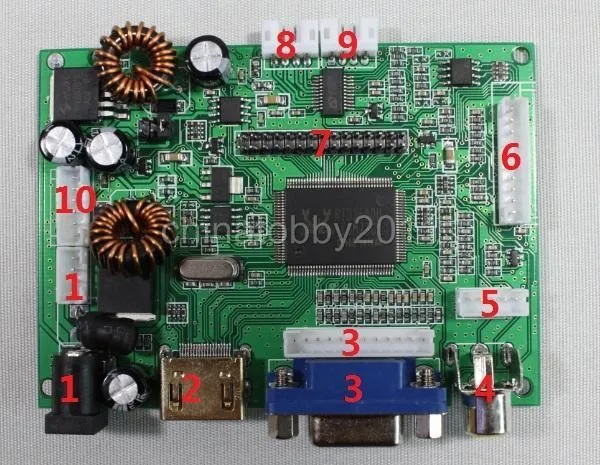 TV HDMI LCD VGA CVBS RF Controller board for LTN141AT13-H01 1280X800 14.1/" Panel
