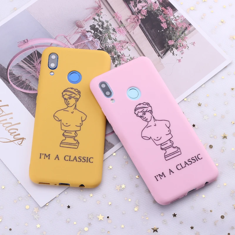 Для Huawei Honor Mate 10 20 Nova P20 P30 P40 P Smart Venus De Milo скульптура классическая девушка конфеты