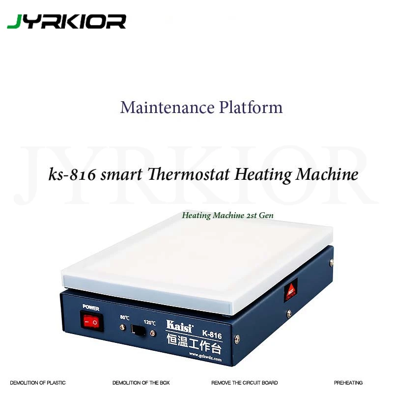 

Jyrkior Thermostat Heating Machine For Mobile Phone Touch Screen Heating Station And Welding Dismantling Maintenance Platform