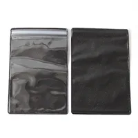 100pcs Thick One Side Clear Plastic Jewelry Zip Lock Bag Black PVC Anti-oxidation Plastic Rings Beads Pearl Storage Pouches 2