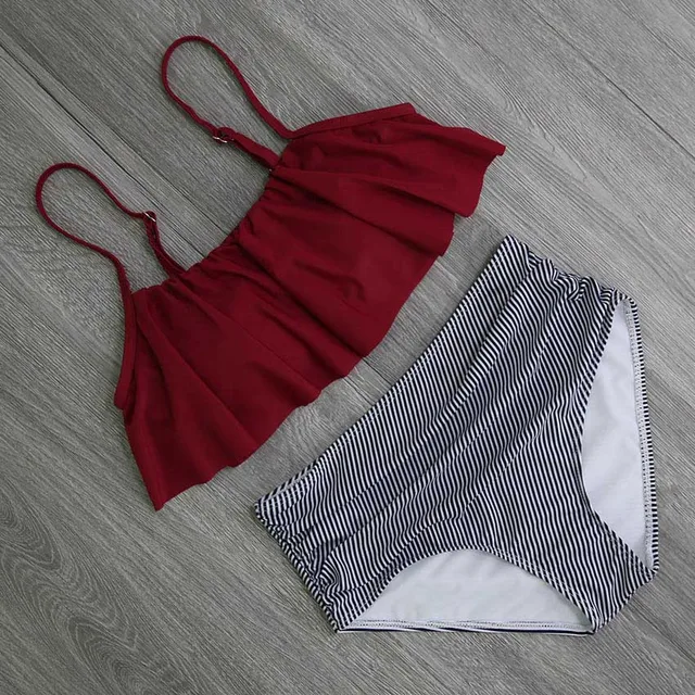 2018 Bikinis kobiety stroje kąpielowe Wysoka talia strój kąpielowy Halter sexy bikini zestaw retro kąpielówki plus rozmiar stroje kąpielowe XXL tanie i dobre opinie Bikinis Set TL299 Patchwork Floral Solid sporlike Acetate Polyester Spandex Cotton Wire Free Women Female Girl Lady S M L XL XXL 2018 Bikinis kobiety stroje kąpielowe Wysoka talia strój kąpielowy Halter sexy bikini zestaw retro kąpielówki plus rozmiar stroje kąpielowe XXL tanie i dobre opinie Bikinis Set TL299 Patchwork Floral Solid sporlike Acetate Polyester Spandex Cotton Wire Free Women Female Girl Lady S M L XL XXL