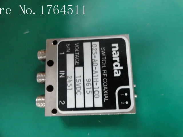 

[SA] Narda 025-AO-A1H-1C0 DC-18GHZ SPDT RF coaxial switch 15V