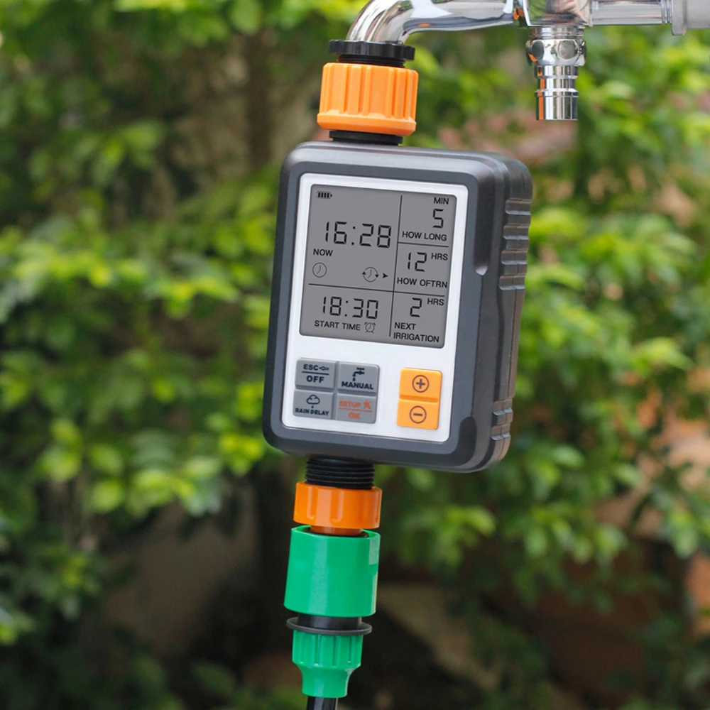ЖК-экран электронный автоматический таймер воды Спринклерный контроллер открытый садовый Таймер Автоматическое устройство орошения ирригационные инструменты