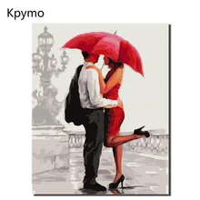 Картина по номерам счастливая пара на холсте уникальные подарки украшение дома картина для гостиной настенное искусство домашний декор VA-0050