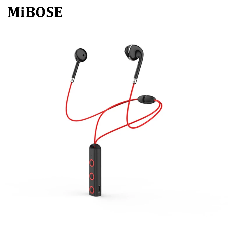 

MiBOSE Bluetooth Earphone wireless headphones Sports bluetooth 4.1 magnetic earphone Stereo Earbuds Headset with Mic for phones