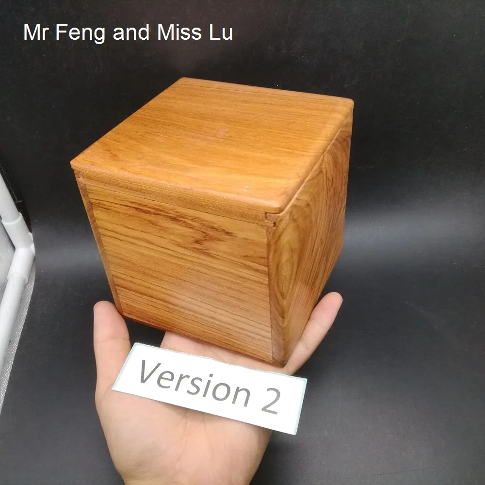 

Mahogany Wooden Secret Puzzle Box Toy