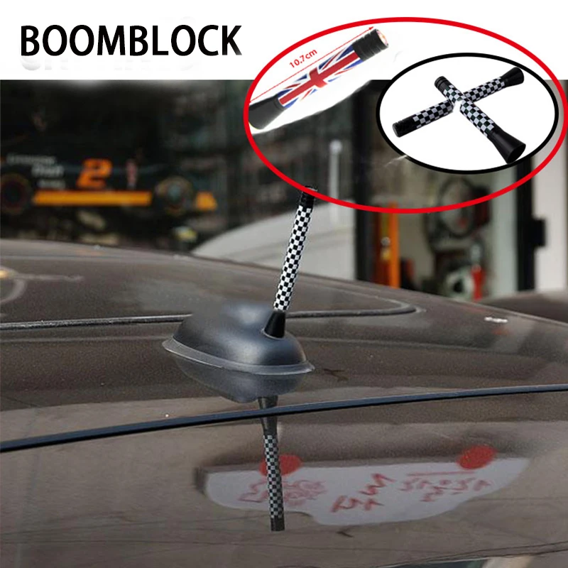 Автомобильная радиоантенна BOOMBLOCK наклейки с флагом из углеродного волокна для