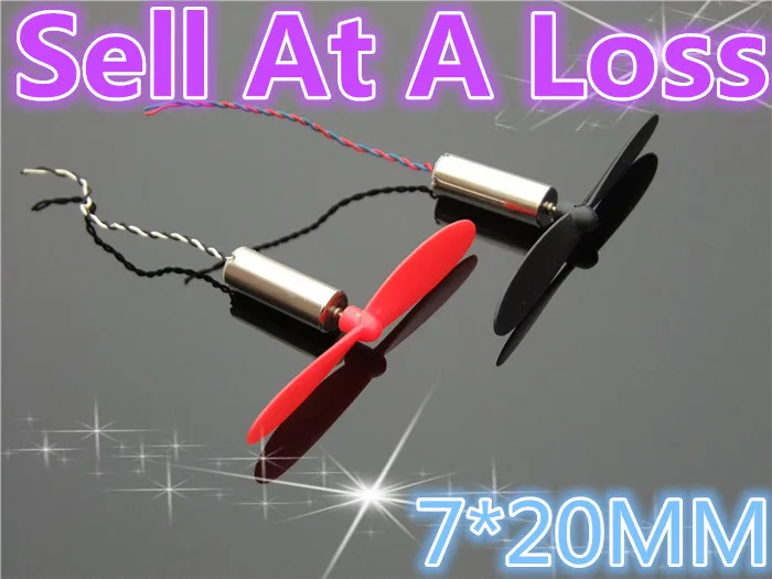 2pcs/lot K153P B DC3.7V 720 7*20MM Professional Model Helicopter Coreless DC Motor 75mm Propeller Mini Great Torque Sell Loss |