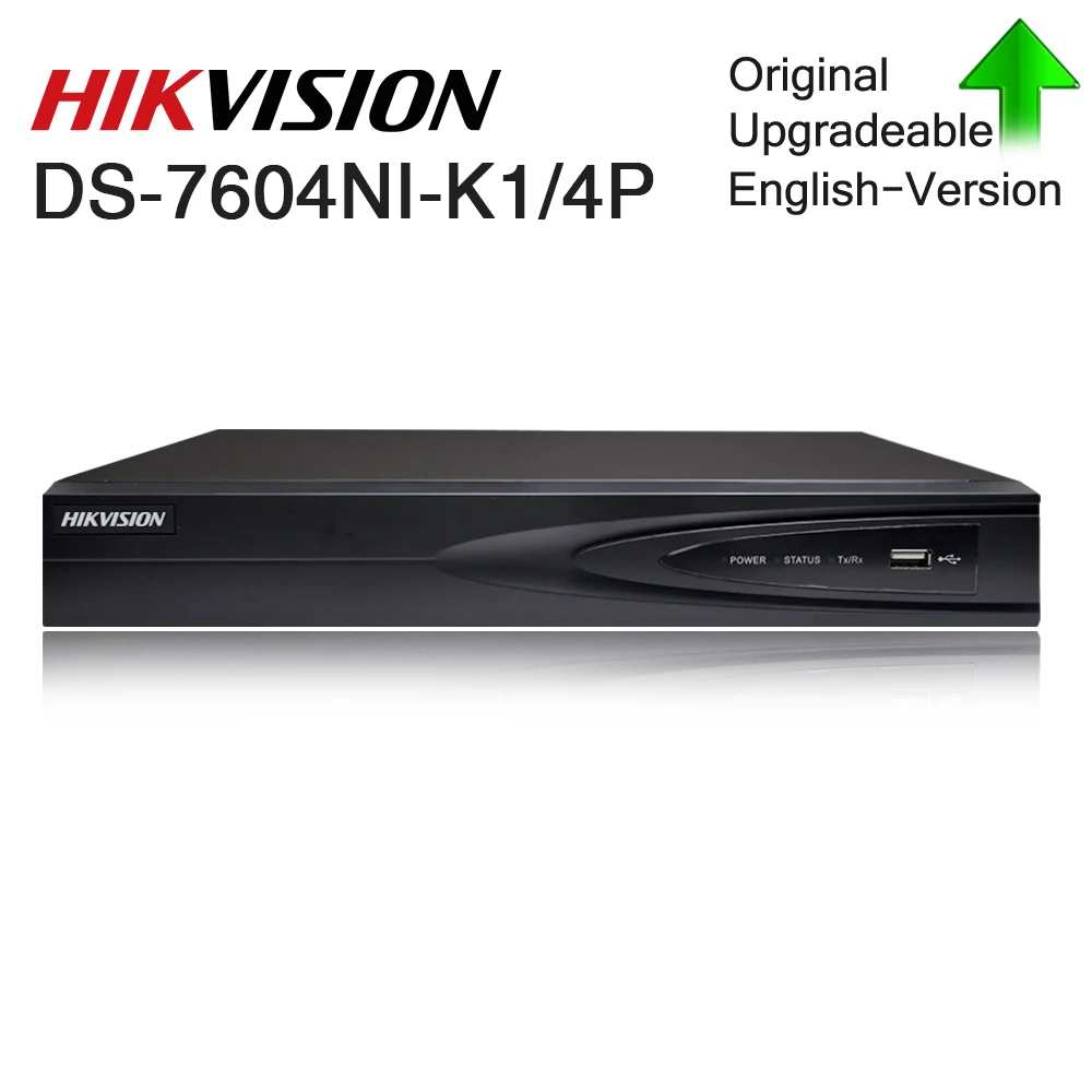 Оригинальный Сетевой видеорегистратор Hikvision 4 канала сетевой